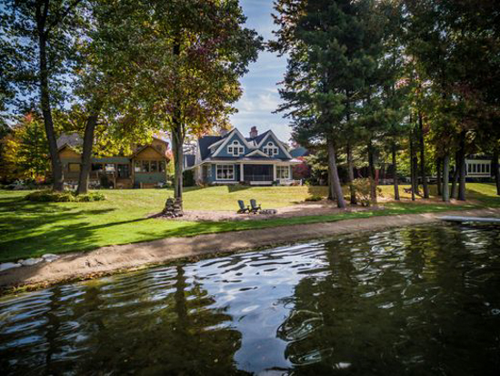 Cottage on lake front property