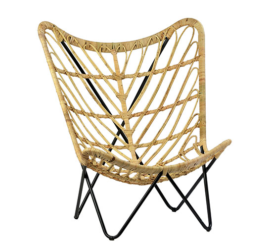 rattan butterfly chair