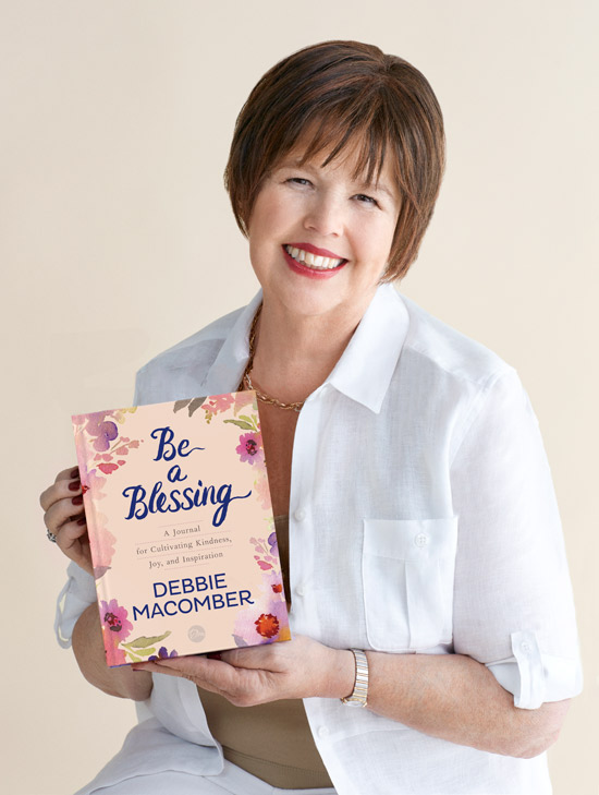 Debbie Macomber holds new book "Be a Blessing"