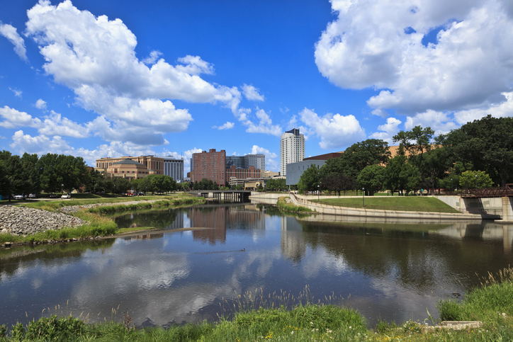 skyline in Rochester, Minnesota