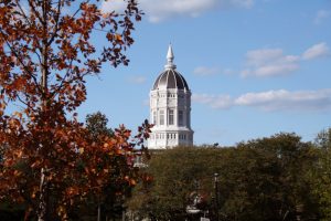 University of Missouri building in Columbia, Missouri