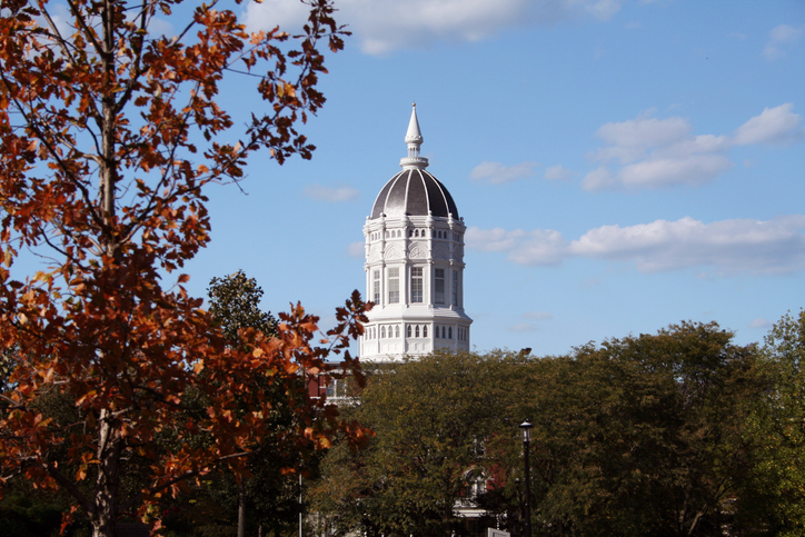 University of Missouri building in Columbia, Missouri