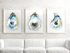 oyster watercolor paintings
