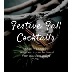 Festive Fall Cocktails