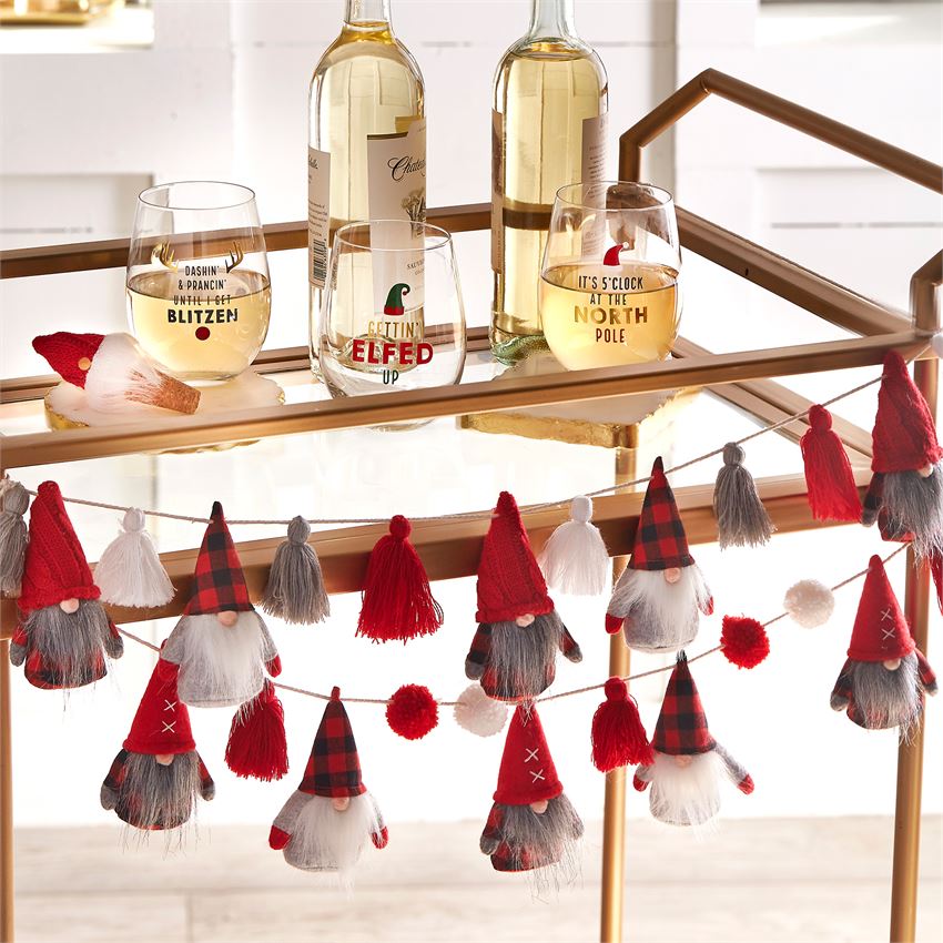 holiday entertaining ideas for bar cart