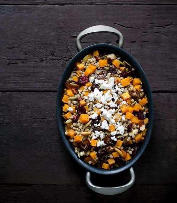 Butternut Squash Cranberry Sorghum Salad