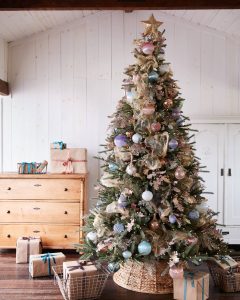Balsam Hill's Sanibel tree is feather light and elegant.