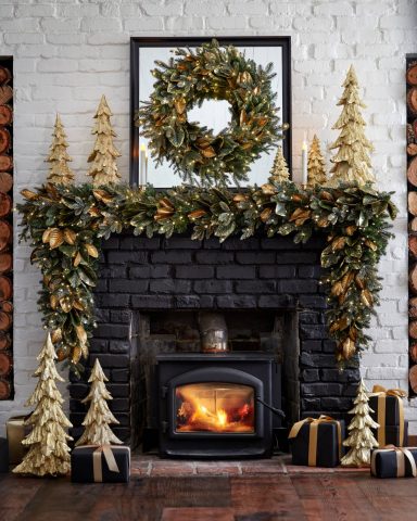 Merry Up Your Christmas Mantel - Cottage style decorating, renovating ...