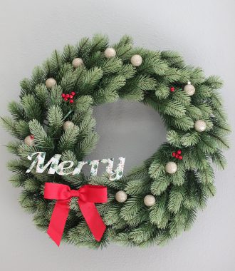 wreath-with-printable - Cottage style decorating, renovating and entertaining Ideas for indoors ...
