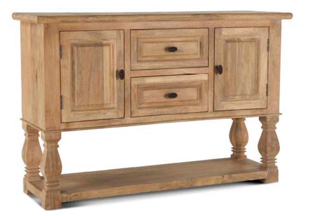 French Farmhouse Solid Wood Buffet Sideboard