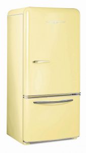 Northstar soft yellow fridge