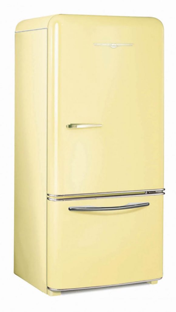 Northstar soft yellow fridge