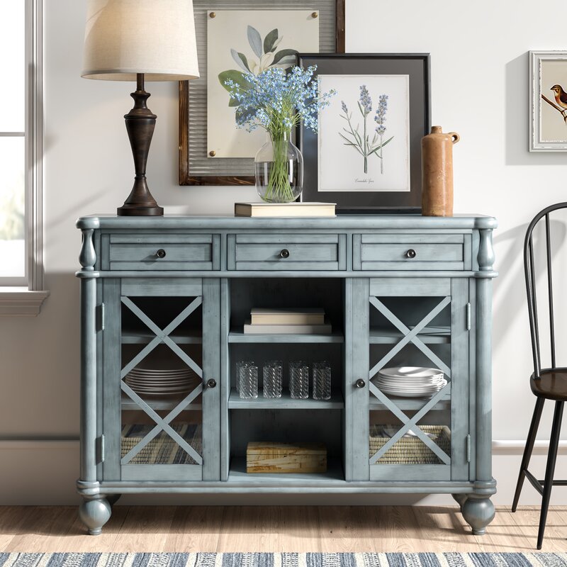 light blue cottage style sideboard form birch lane