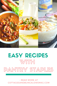 easy recipes with pantry staples