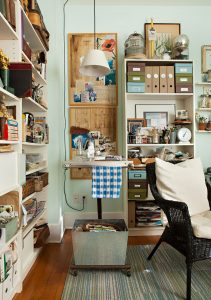 paint color ideas for a robin's egg blue colored craft room