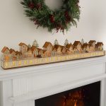 Wooden Christmas Village Advent Calendar