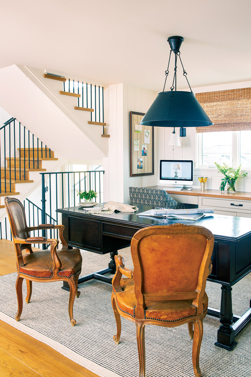 An open space on the second floor of beach cottage