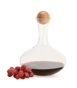 Longaberger Nature Wine Carafe with Oak Stopper