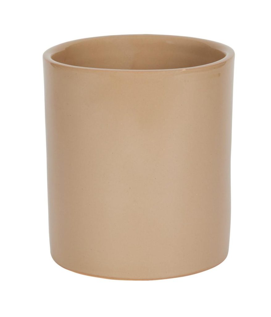 Camel-colored utensil holder