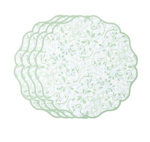 Sage green placemat set of 4