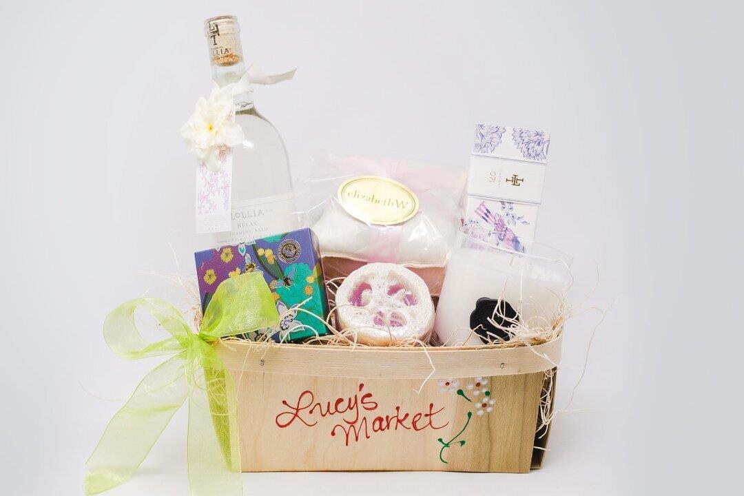 Lucy's Market Spa Basket for Mother's Day