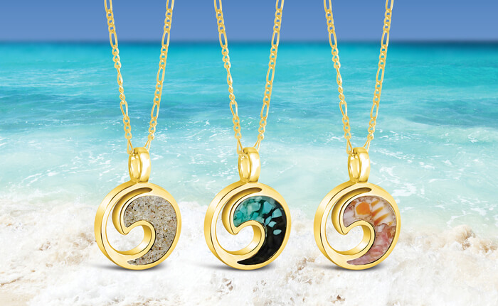 Dune Jewelry's Wave Necklaces