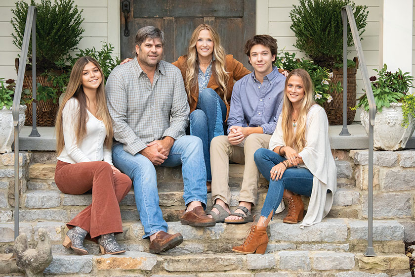 homeowner family outside Project House Franklin