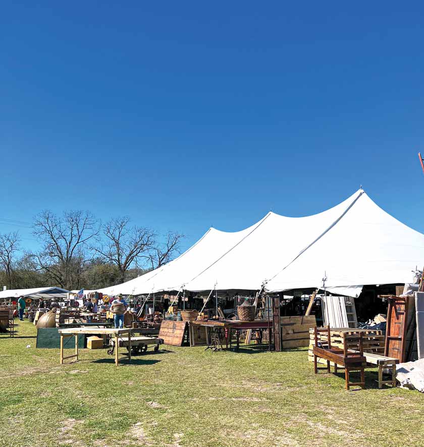 Round Top Texas antiques market