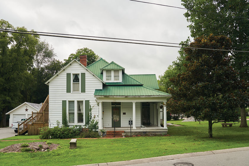 before exterior of Project House in Franklin