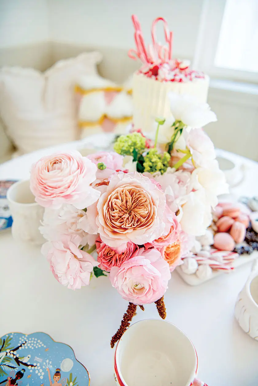 Christmas bouquet ranunculus