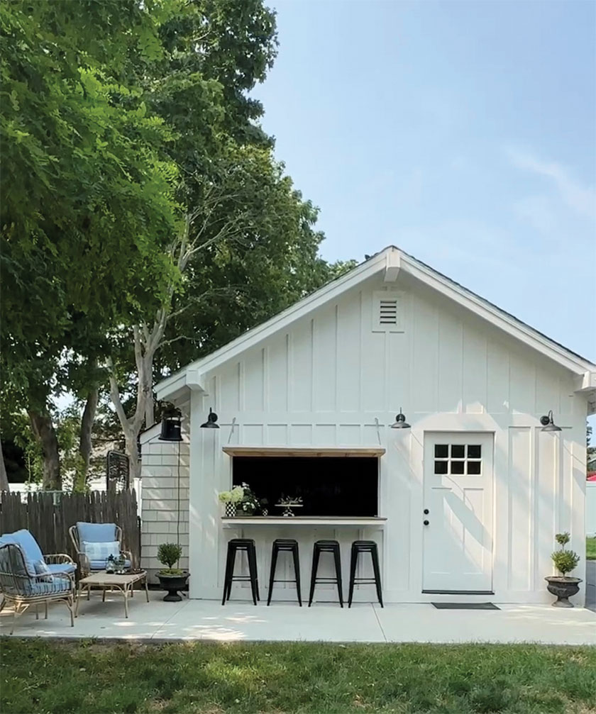 The Bullpen renovated backyard shed