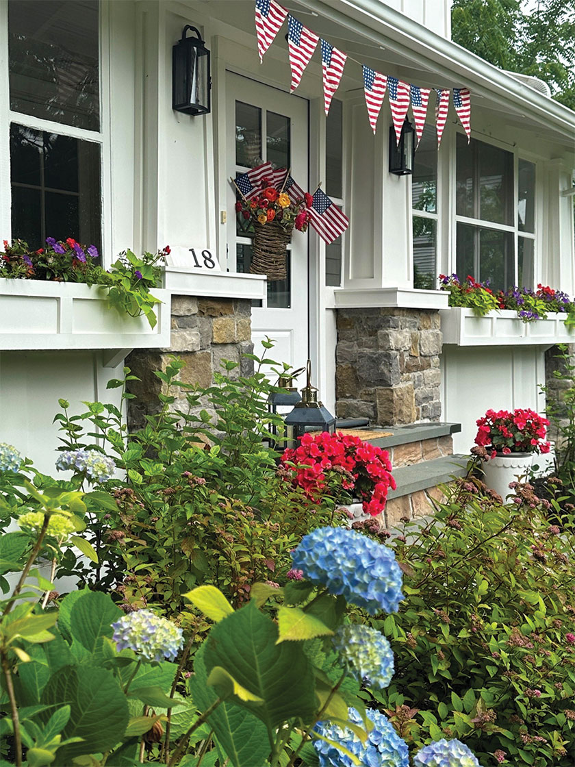 entrance to house across the street turned forever home