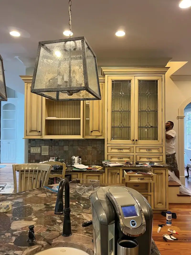during photo of North Carolina kitchen renovation